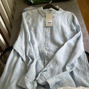 Poetry blouse size 18. Blue never worn.